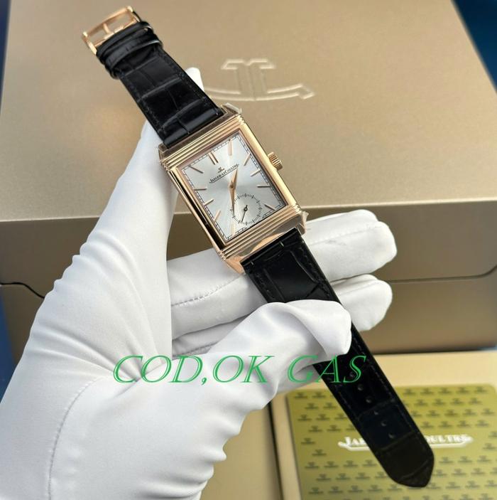 REVERSO JaegerLeCoultre Watch Master Reverso Tribute Monoface Small Seconds Leather Strap 27mm
