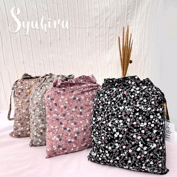 Eltu Mukena Motif Dewasa 'Syahira Mukena' Bahan Katun Lembut Tanpa Tangan untuk Ibadah Sehari-hari