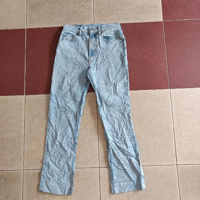 celana jeans denim basic Zara women