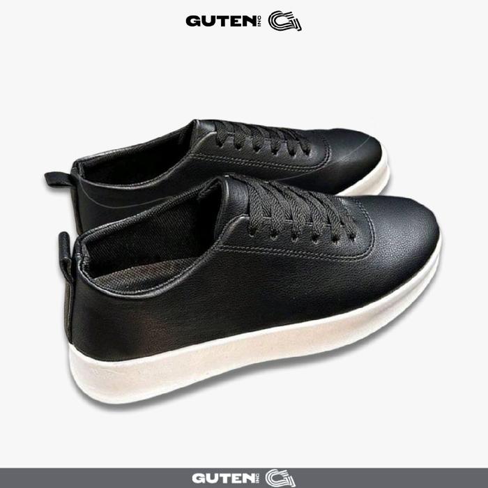 Guten Inc - Sepatu Sneakers Casual Leather Mono Pria Wanita