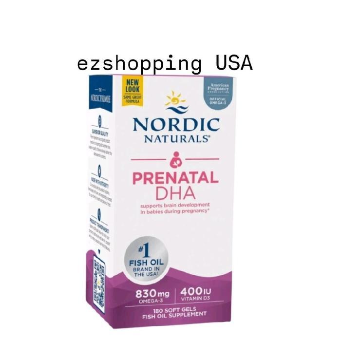 PROMO GUYS nordic naturals prenatal dha 830mg omega 400iu d3 90 sofgels ORI Mendukung Perkembangan O