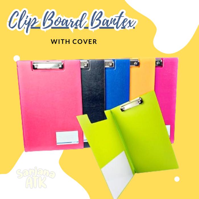 Papan Ujian / Papan Jalan / Papan Dada / Clipboard Fc Folio With Cover