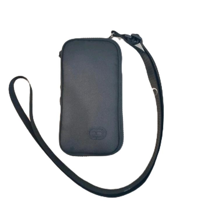 Tas Hanging Phone Wallet ABIEGO Gantung Kalung Leher Selempang HP Dompet Kartu Serbaguna Cowo Cewe K