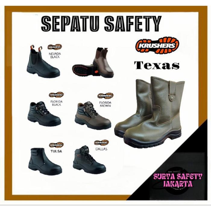 New!!! Sepatu Safety Krusher Texas/Sepatu Safety Krusher Florida/Sepatu Safety Krusher Nevada/Sepatu