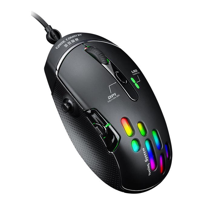 Komputer Mouse 4000Dpi Mekanis Mouse Macro Gaming Mouse dengan