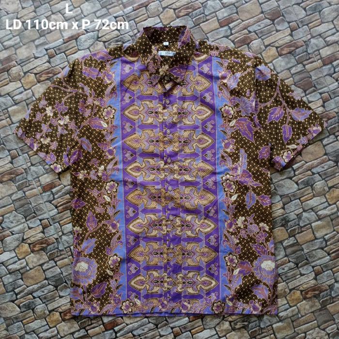 Kemeja Batik pria brand Anta Kesuma original preloved