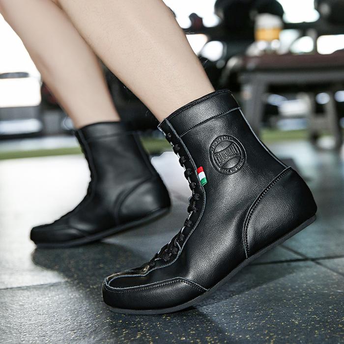 Sepatu Tinju Baru Sneakers Tinju Pria Bercahaya Ukuran