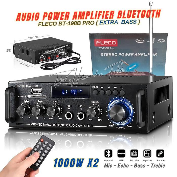 Fleco BT-198B Pro Amplifier