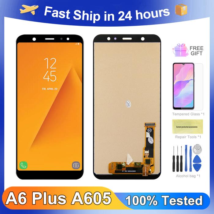 A6 Plus 100% Test Display Screen For Samsung Galaxy A6 Plus 2018 LCD