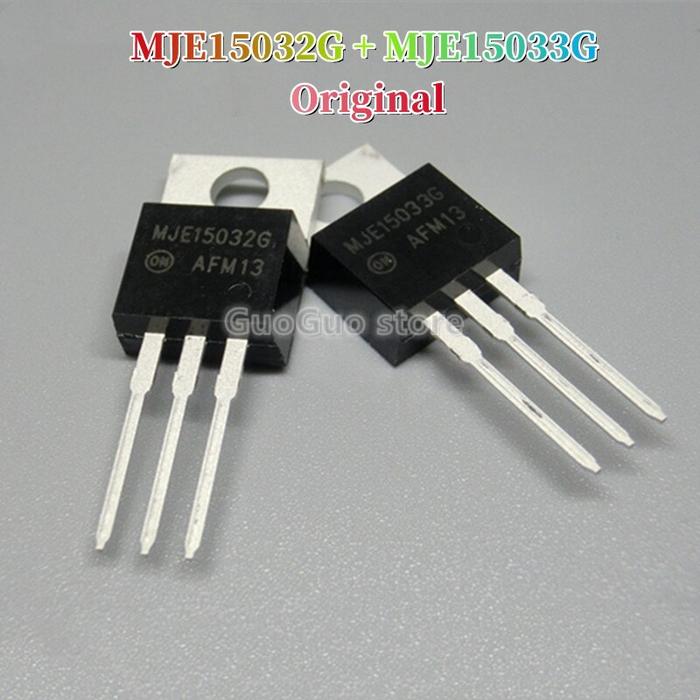 10Pcs 5 Pasang Asli (5Pcs Transist+ 5Pcs MJE15033G) untuk-220