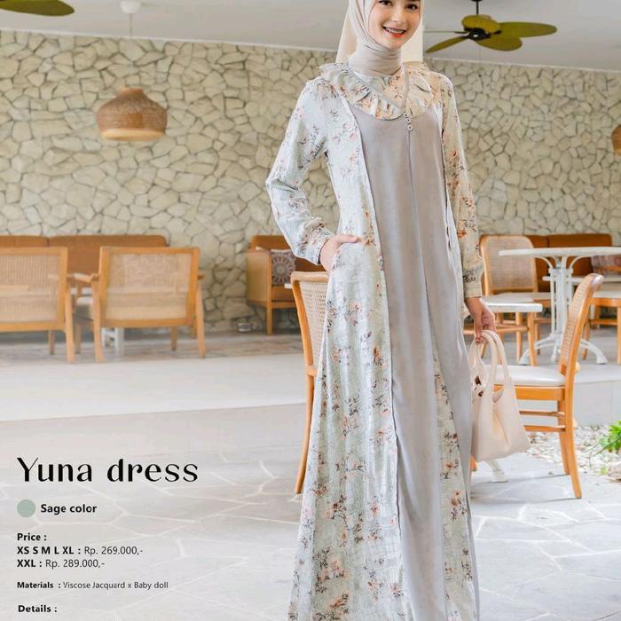 LUBI YUNA DRESS GAMIS DEWASA
