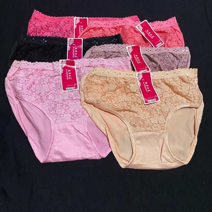 6,12 pcs Cd brukat depan-celana dalam wanita kaidiqimei miniset tanktop Cantik Dewasa Lembut Nyaman