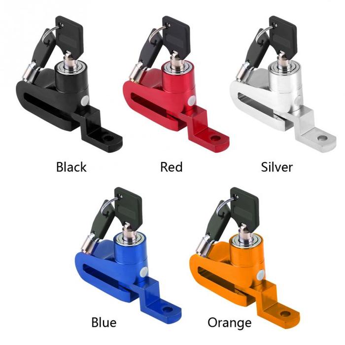 Sepeda motor Sepeda Kokoh Wheel Disc Brake Lock Roda Skuter Disc