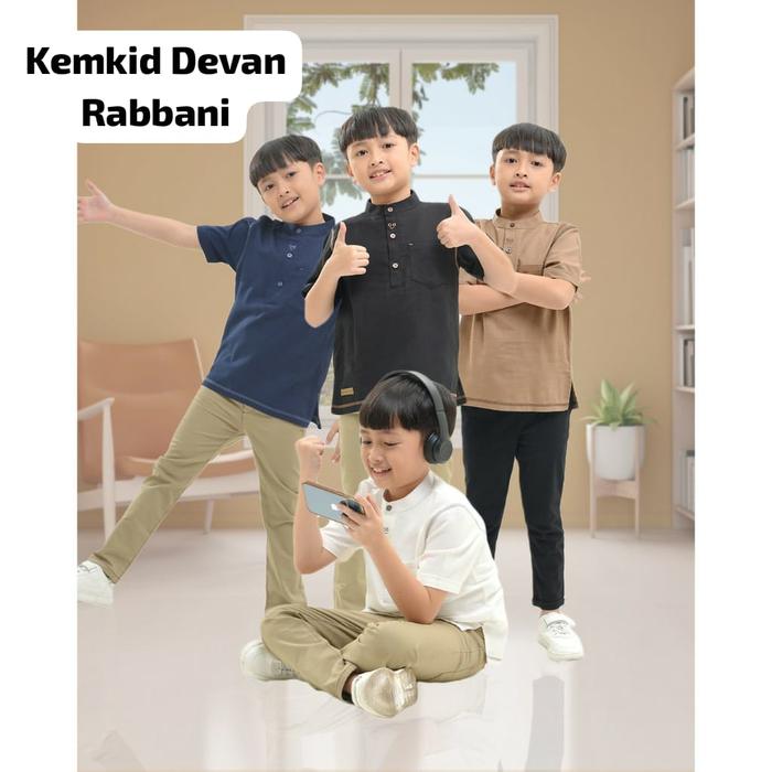 Bani Batuta -KEMKID DEVAN Pdk- Kemeja Kids Baju Koko Anak Laki Laki