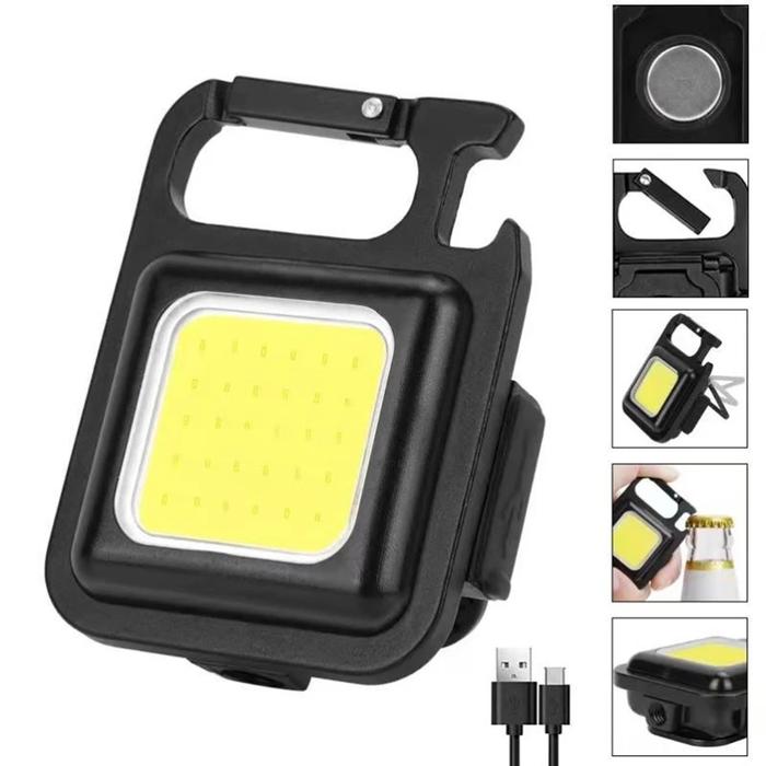 Multifunctional Keychain Camping Flashlight Mini LED Keychain Light