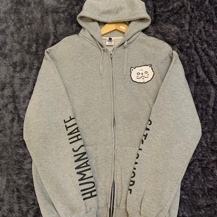 Hoodie zero hate Zipper Pria  Wanita