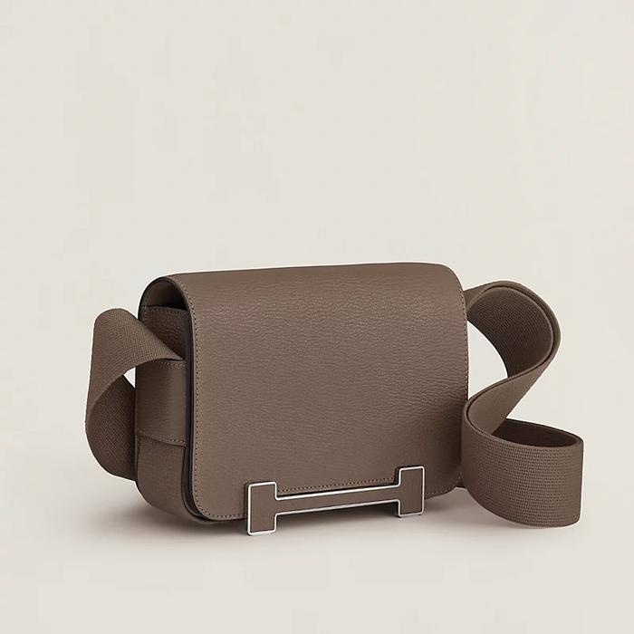 Tas Premium Wanita,Tas messenger,HERMES,Hermes Geta shoulder bag,brown