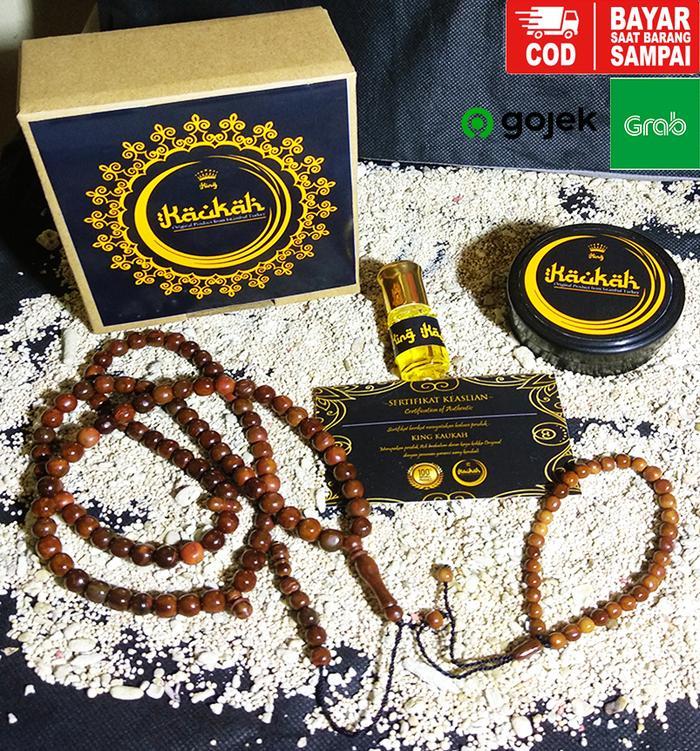 Tasbih Kokka Bulat Uk 7,5m bonus parfum&gelang koka Asli Bersertifikat