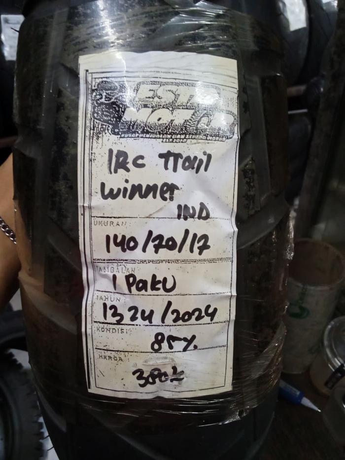 BAN COPOTAN IRC TRAIL WINNER RING 17 UKURAN 140 70 17 DUAL KODE1324