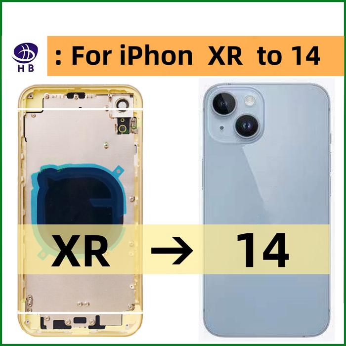 For iPhone XR ~ 14 rear battery midframe replacement, XR like 14