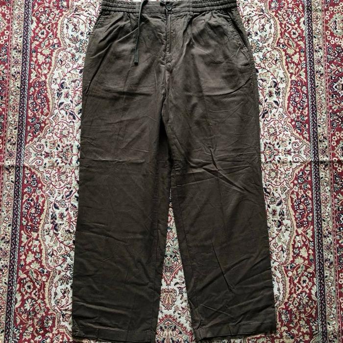 Celana Musinsa standard cotton linen easy wide pant H629M