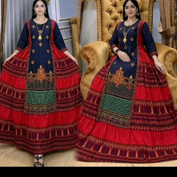 gamis hindi anarlidah kw rasa ori