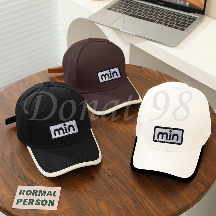 Topi Bisbol Anak Unisex Bordir MIU Kids Baseball Cap 7-15 Tahun