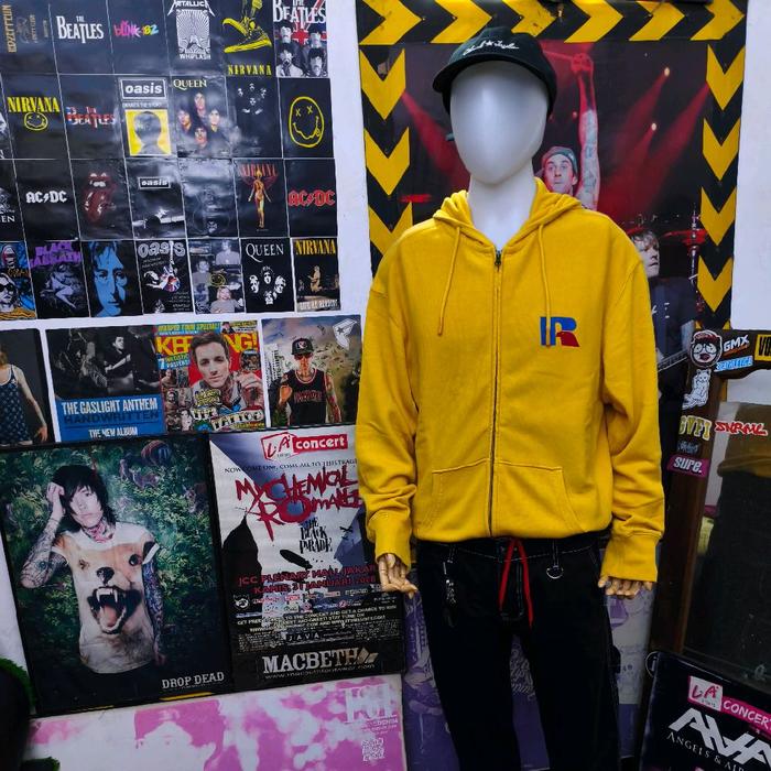 ZIPPER RUSSEL ATHLETIC YELLOW