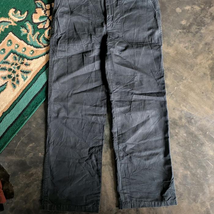 uniqlo fatigue pants black