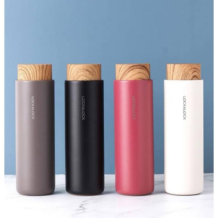 Lock n Lock Tumbler Flat LHC4227 Ready Hot & Cool Vacuum Mug Tumbler Lock&Lock 400ml ORIGINAL LOCK &