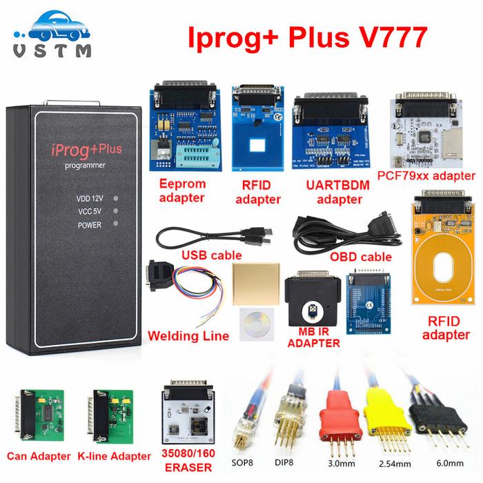 Iprog+Plus Full Adapters 777 Iprog V87 3in1 IPROG Pro