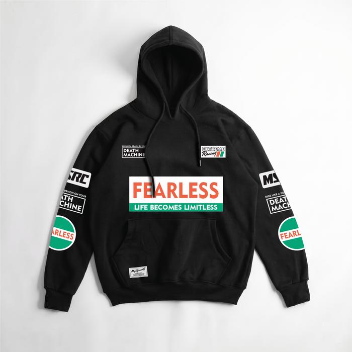Hoodie FEARLESS "Death Machine" Hoodie Black - Streetwear Racing Series