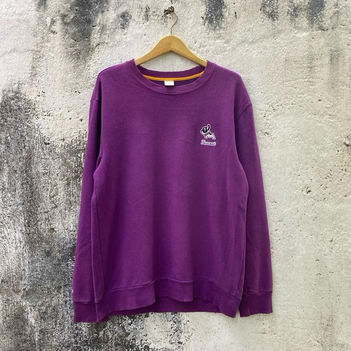 Crewneck Pancoat - Size L fit XL - Jaket Sweater Sweatshirts ungu