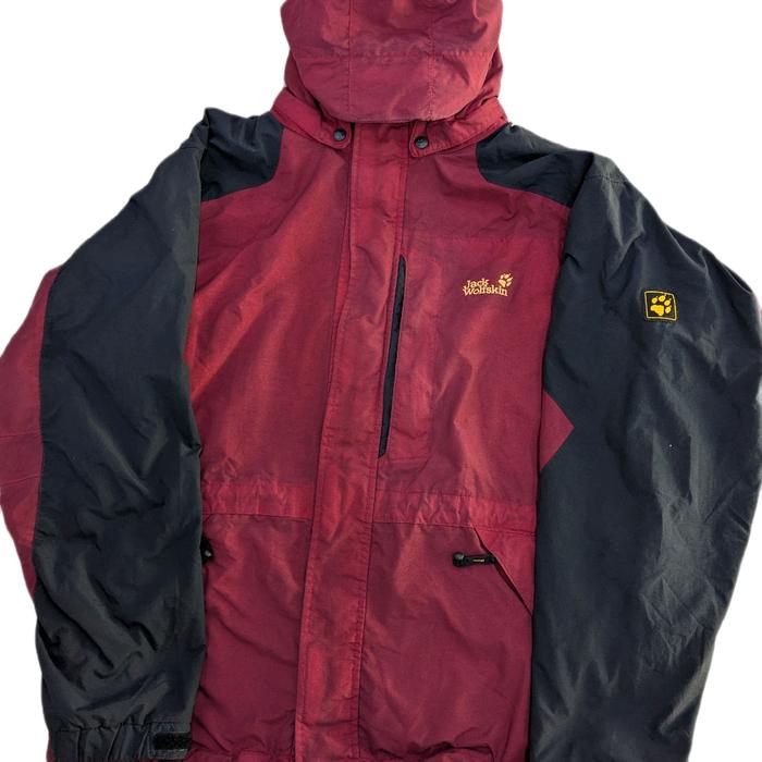 jaket outdoor jack wolfskin goretex gopcore Unisex Hitam Pria Wanita