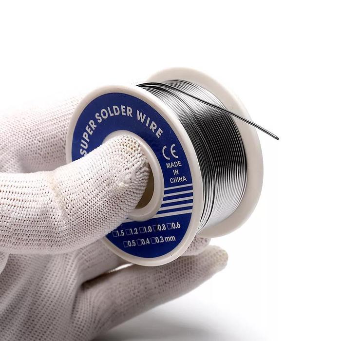 1Pc 0.8mm 2.0% G Tin Wire Tin Melt Rosin Core Wire Coil No Cleaning