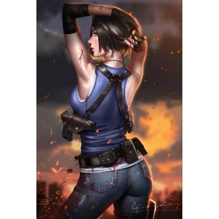BUTIK RINDU (JILL VALENTINE) Karakter fiksi Resident evil Body belt harness item cosplay cosplayer a
