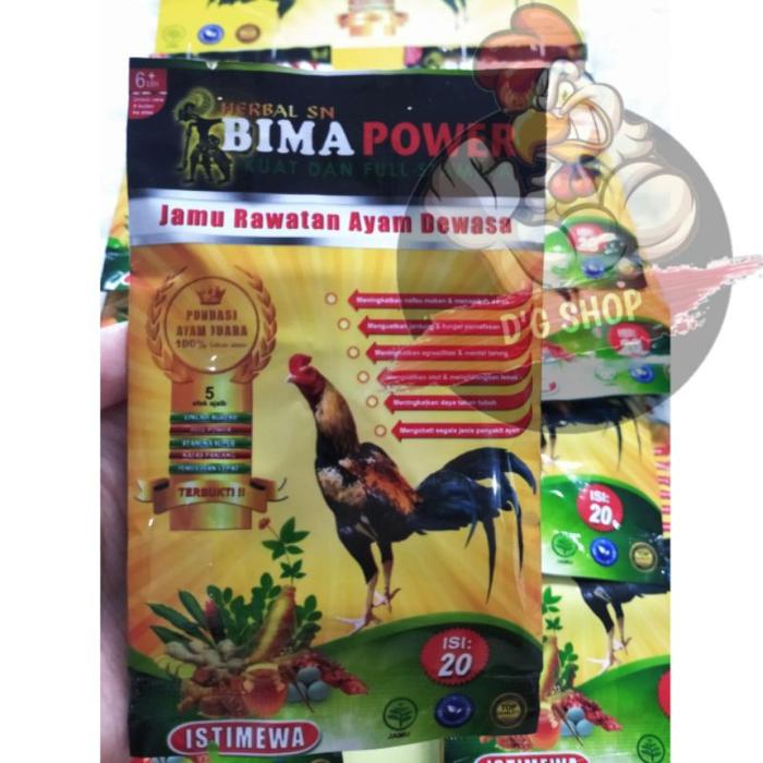 Power Plus Ayam Merpati 100 Butir Jamu Vitamin Stamina Pil Doping Ayam