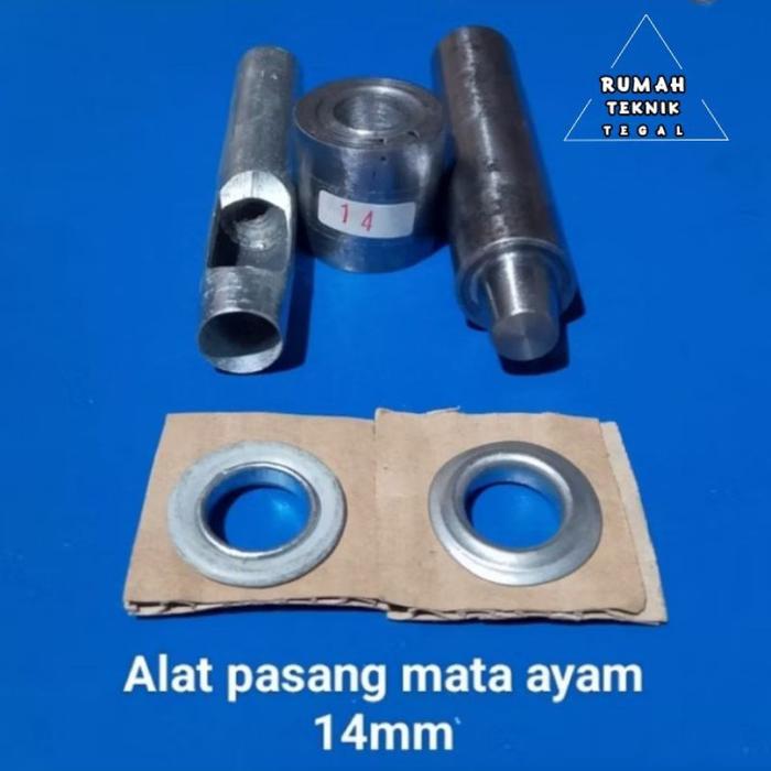 Rumah Teknik Alat Pasang Mata Ayam Ring Terpal 14 mm