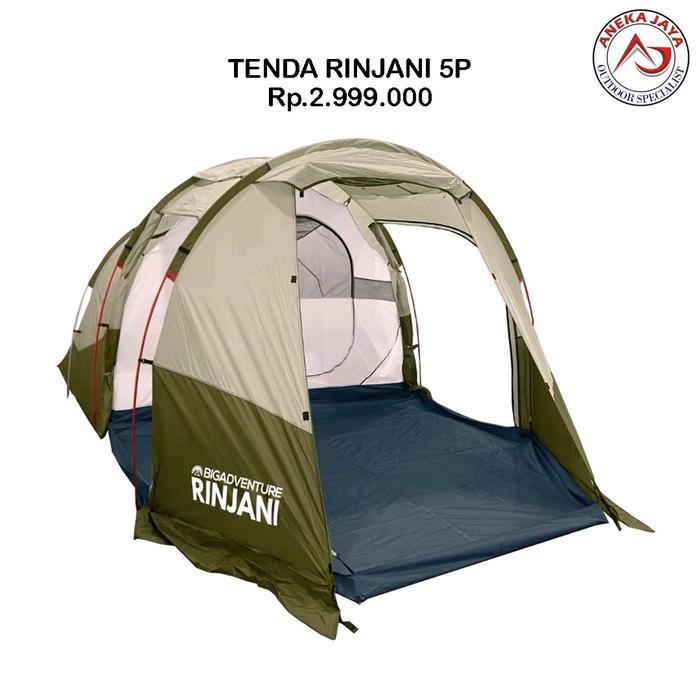 TENDA CAMPING BIG ADVENTURE RINJANI 5P KAPASITAS 5 ORANG