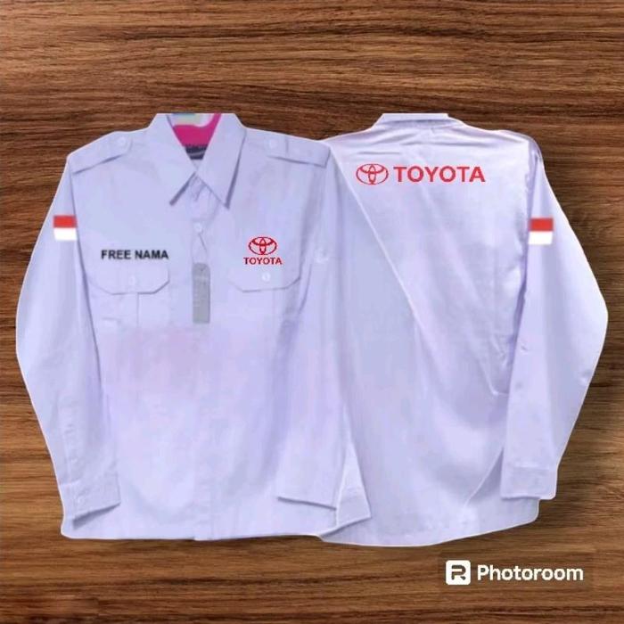 kemeja Toyota baju Toyota seragam Toyota Pdh Toyota kemeja kerja Toyota baju kerja Toyota seragam ke