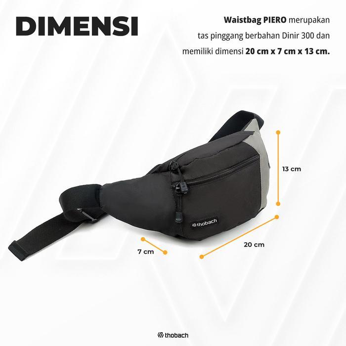 Tas Waistbag Pria Wanita Dinier Piero Thobach- Original