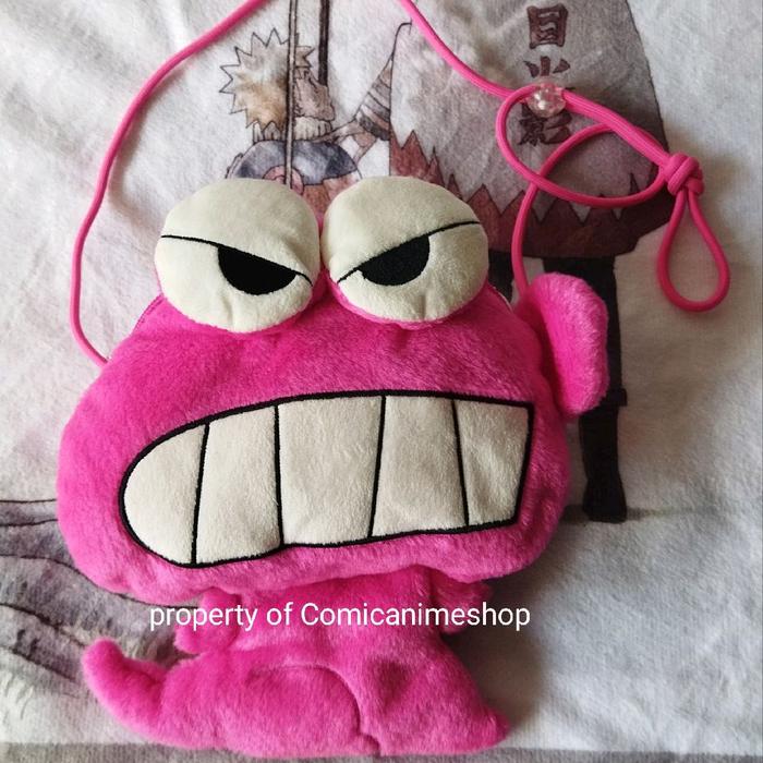 Tas Sling Bag Crayon Shinchan Dino Pink
