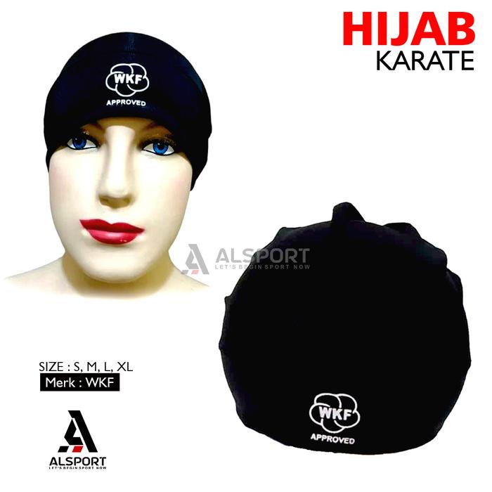 HIJAB KARATE / HIJAB BELADIRI / JILBAB KARATE / KERUDUNG BELADIRI KARATE