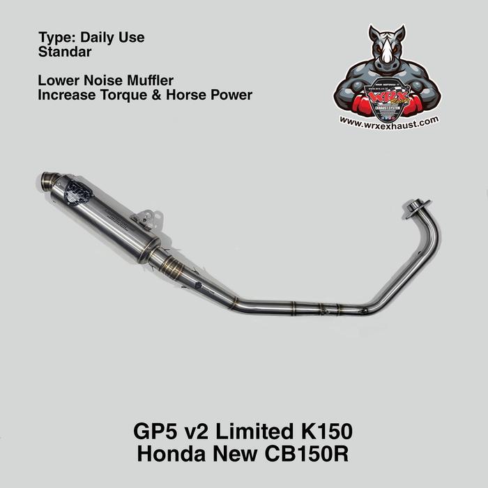 Knalpot Wrx Gp5 V2 Limited K150 New Cb150R
