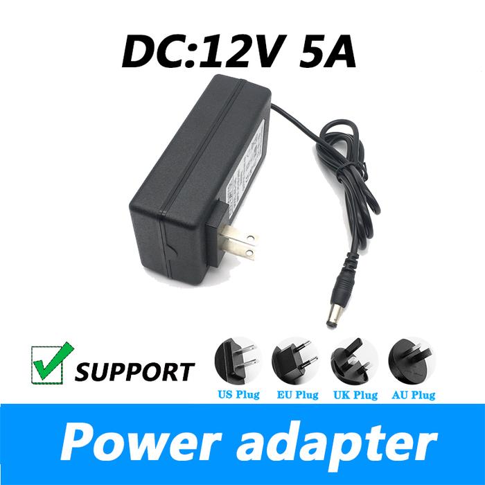 DC 12V 5A Wall Mount LCD Monitor Power Supply Monitor LED Light Power