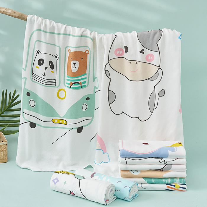 random color 1PC Muslin 100% Cotton baby quilt Baby Swaddles Soft