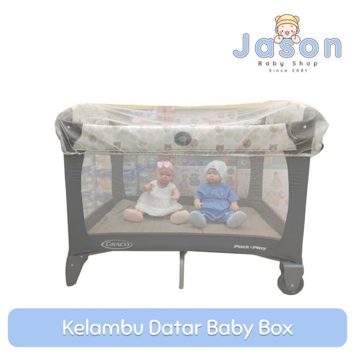 Kelambu Datar Baby Box Graco, Joie Kubbie , Nuna | Kelambu Anti Nyamuk -Gratisongkir