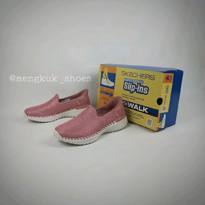Skechers Go Walk Smart 3 ALISHA MAUVE BNIB Original size 37.5 38 38.5 40 Wanita - SEPATU SLIP ON WOM