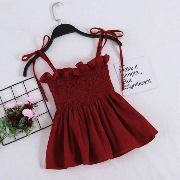 ZS - HERA TOP / BAJU ATASAN WANITA SEXY MURAH TERBARU / BLOUSE SABRINA 822 CASUAL TALI MODEL KOREA S