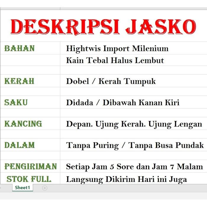 Jasko Jas Koko Putih Hitam Polos Jas Koko Pria Dewasa / Jas Mandarin Atasan Muslim Pria TOP